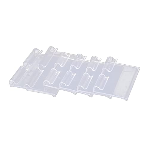 FIXOSHEE 10Stücke PVC Preisschildhalter Klares Preisschild für Supermärkte und Einzelhandel Langlebige Etikettenhalter für Regale Einfach zu Verwenden für Geschäfte von FIXOSHEE