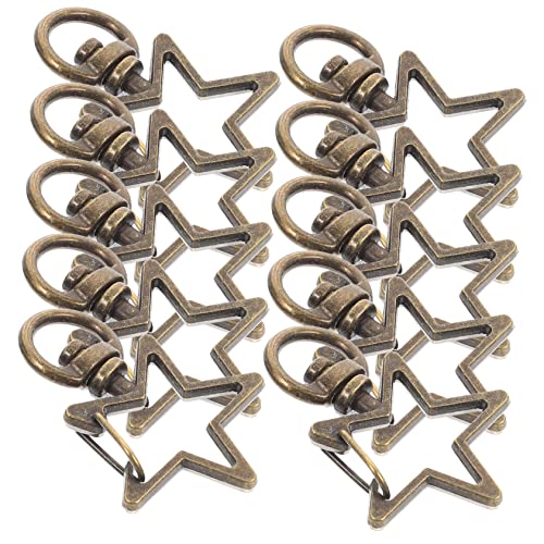 FIXOSHEE 10Stücke Schlüsselbundclips mit Drehmechanismus Hummerverschlüsse für DIY Schlüsselanhänger Dekorationen und Handwerkliche Projekte und Rostfrei FIXOSHEE 10Stücke Schlüsselbundclips mit Drehmechanismus Hummerverschlüsse für DIY Schlüsselanhänger Dekorationen und Handwerkliche Projekte und Rostfrei von FIXOSHEE