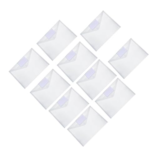 FIXOSHEE 10Stücke Transparente Dokumentenaufbewahrungstaschen Langlebiger Dokumentenorganisator Leichte und Praktische Aufbewahrungslösung für Wichtige Unterlagen für Büro FIXOSHEE 10Stücke Transparente Dokumentenaufbewahrungstaschen Langlebiger Dokumentenorganisator Leichte und Praktische Aufbewahrungslösung für Wichtige Unterlagen für Büro von FIXOSHEE