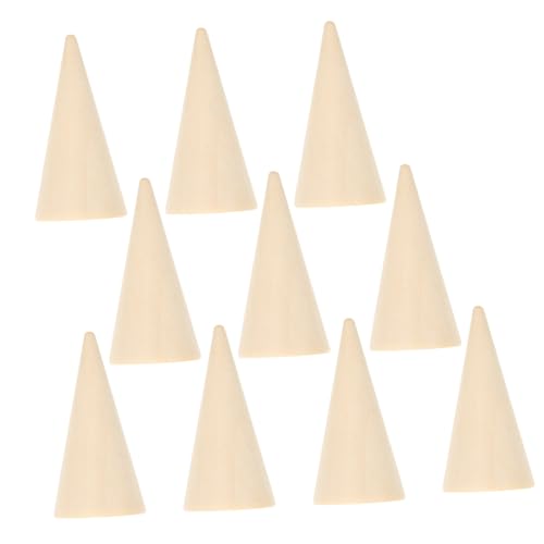 FIXOSHEE 10Stücke Unlackierte Holz DIY Bastel Zubehör für Holzhandwerk zum Bemalen und Dekorieren für Schmuckständer und Ringhalter Unfertige Holzornamente FIXOSHEE 10Stücke Unlackierte Holz DIY Bastel Zubehör für Holzhandwerk zum Bemalen und Dekorieren für Schmuckständer und Ringhalter Unfertige Holzornamente von FIXOSHEE