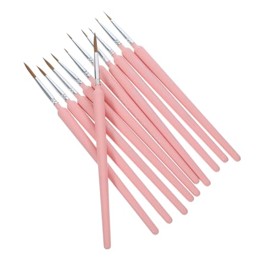 FIXOSHEE 11 Stück Teiliges Feines Detail Pinselset für Miniaturmalerei Dünne Künstlerpinsel für Acryl Öl Aquarell Vielseitig für Modellbau Gouache Nail Art und Präzises Zeichnen FIXOSHEE 11 Stück Teiliges Feines Detail Pinselset für Miniaturmalerei Dünne Künstlerpinsel für Acryl Öl Aquarell Vielseitig für Modellbau Gouache Nail Art und Präzises Zeichnen von FIXOSHEE