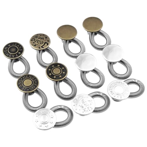 FIXOSHEE 11 Stück Teiliges Metall Hosenbund Erweiterer Knöpfe Verstellbare Jeans Extender Buttons Druckknopflose Taillenverlängerung Einfach zu Verwenden Langlebig und Wiederverwendbar für FIXOSHEE 11 Stück Teiliges Metall Hosenbund Erweiterer Knöpfe Verstellbare Jeans Extender Buttons Druckknopflose Taillenverlängerung Einfach zu Verwenden Langlebig und Wiederverwendbar für von FIXOSHEE