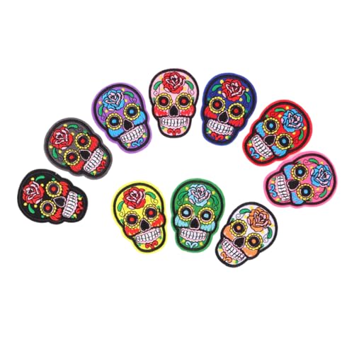 FIXOSHEE 11 Stück Teiliges Skull Stoff Aufnäher Gestickte Patch Applikationen mit Heißklebebeschichtung Vielseitig zum Aufbügeln oder Annähen für Jacken Taschen Hüte DIY Kleidung Reparatur FIXOSHEE 11 Stück Teiliges Skull Stoff Aufnäher Gestickte Patch Applikationen mit Heißklebebeschichtung Vielseitig zum Aufbügeln oder Annähen für Jacken Taschen Hüte DIY Kleidung Reparatur von FIXOSHEE