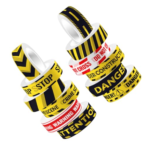 FIXOSHEE 12 Rollen Teiliges Transparentes Warnband Set mit Selbstklebendem Scrapbook Tape für DIY Klare Warnslogans Leicht Abreißbar Haftstark für Handbücher Fotoalben und Bastelarbeiten FIXOSHEE 12 Rollen Teiliges Transparentes Warnband Set mit Selbstklebendem Scrapbook Tape für DIY Klare Warnslogans Leicht Abreißbar Haftstark für Handbücher Fotoalben und Bastelarbeiten von FIXOSHEE