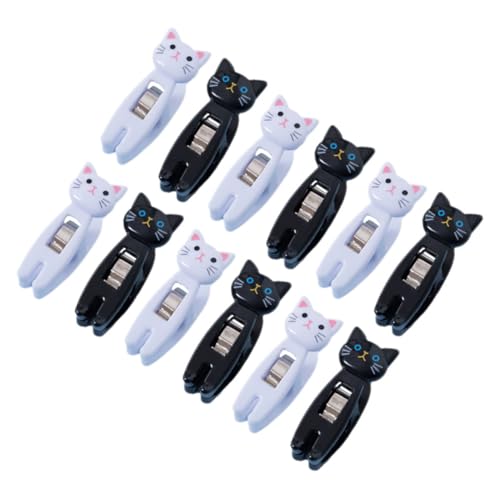 FIXOSHEE 12 Stck. Teiliges Katzenform Memo Bunte Kunststoff Clips Multifunktionale Leichte Memo Foto-clips für Büro Kleidung Socken und Reisen Niedliches Design Handlich und Praktisch FIXOSHEE 12 Stck. Teiliges Katzenform Memo Bunte Kunststoff Clips Multifunktionale Leichte Memo Foto-clips für Büro Kleidung Socken und Reisen Niedliches Design Handlich und Praktisch von FIXOSHEE