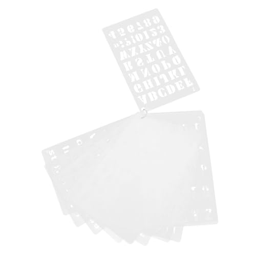FIXOSHEE 12 Stück Teiliges Alphabet und Zahlen Schablonen aus Langlebigem Pet Material Wiederverwendbar Leicht Anzuwenden für DIY Türschilder Wanddekoration Hochzeit und Büro FIXOSHEE 12 Stück Teiliges Alphabet und Zahlen Schablonen aus Langlebigem Pet Material Wiederverwendbar Leicht Anzuwenden für DIY Türschilder Wanddekoration Hochzeit und Büro von FIXOSHEE