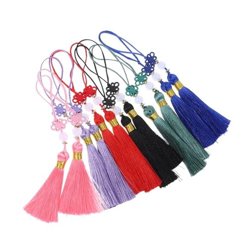 FIXOSHEE 12 Stück Teiliges Chinesisches Knotentassel Langlebige Polyester Quastenanhänger in Farben Traditionelle Frühlingsfest Dekoration und Glücksbringer für Auto Zuhause Büro DIY FIXOSHEE 12 Stück Teiliges Chinesisches Knotentassel Langlebige Polyester Quastenanhänger in Farben Traditionelle Frühlingsfest Dekoration und Glücksbringer für Auto Zuhause Büro DIY von FIXOSHEE