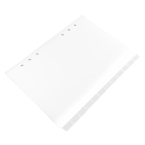 FIXOSHEE 12 Stück Teiliges Kunststoff Register mit Löchern Halbtransparente Bunte Trennblätter für Ordner Beschreibbare Index Register mit Beschriftbaren Tabs Praktische Trennwände für FIXOSHEE 12 Stück Teiliges Kunststoff Register mit Löchern Halbtransparente Bunte Trennblätter für Ordner Beschreibbare Index Register mit Beschriftbaren Tabs Praktische Trennwände für von FIXOSHEE