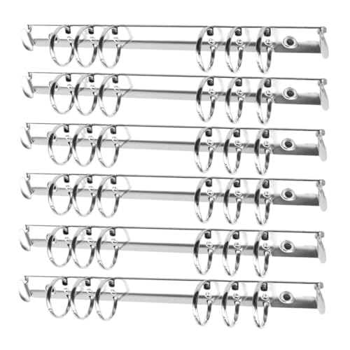 FIXOSHEE 12 Stück Teiliges Metall Buchbinder Ringordner Silberfarbene Lose Binder Ringe für Büro Schule Scrapbook Organizer FIXOSHEE 12 Stück Teiliges Metall Buchbinder Ringordner Silberfarbene Lose Binder Ringe für Büro Schule Scrapbook Organizer von FIXOSHEE