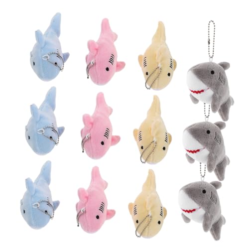 FIXOSHEE 12 Stück Teiliges Mini-plüsch-shark-keychain-anhänger Weiche Vielseitige Schlüssel Taschenanhänger Niedliche Meeres-motiv Charms für Rucksack Geldbörse Party-deko Bunte FIXOSHEE 12 Stück Teiliges Mini-plüsch-shark-keychain-anhänger Weiche Vielseitige Schlüssel Taschenanhänger Niedliche Meeres-motiv Charms für Rucksack Geldbörse Party-deko Bunte von FIXOSHEE