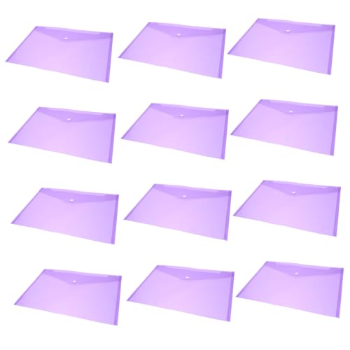 FIXOSHEE 12 Stück Transparente Dokumententaschen aus Reißfestem PP mit Druckknopfverschluss Wasserabweisend und Tragbar zum Sicheren Aufbewahren und Organisieren von Dokumenten für Büro und FIXOSHEE 12 Stück Transparente Dokumententaschen aus Reißfestem PP mit Druckknopfverschluss Wasserabweisend und Tragbar zum Sicheren Aufbewahren und Organisieren von Dokumenten für Büro und von FIXOSHEE