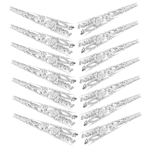 FIXOSHEE 120 Stück Perlenkappen für Schmuckgestaltung Perlenkappen Vintage DIY Zubehör für Armbänder Ohrringe und Silberfarbene Abstandshalter für Projekte FIXOSHEE 120 Stück Perlenkappen für Schmuckgestaltung Perlenkappen Vintage DIY Zubehör für Armbänder Ohrringe und Silberfarbene Abstandshalter für Projekte von FIXOSHEE
