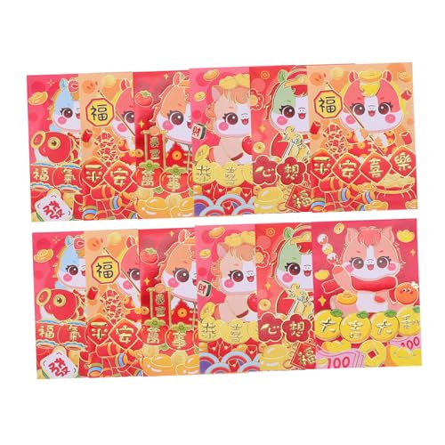 FIXOSHEE 120 Stück Teiliges Rote Umschläge Pferdejahr Karton Pferd Langlebige Papierqualität Glücksumschläge für Frühlingsfest Lunar Year Hochzeit Geburtstag Festliche Geldgeschenke FIXOSHEE 120 Stück Teiliges Rote Umschläge Pferdejahr Karton Pferd Langlebige Papierqualität Glücksumschläge für Frühlingsfest Lunar Year Hochzeit Geburtstag Festliche Geldgeschenke von FIXOSHEE