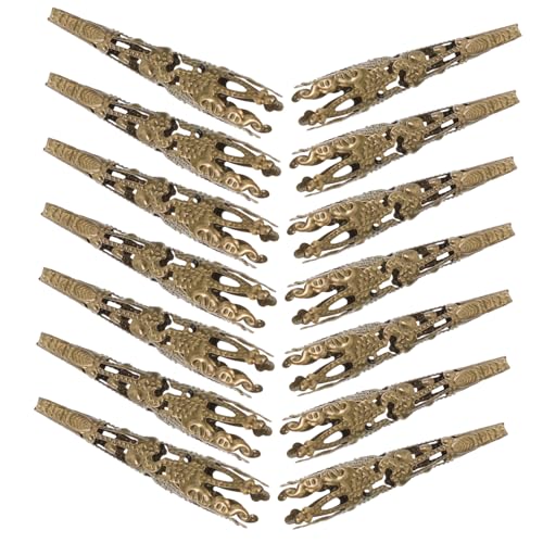 FIXOSHEE 120 Stück Trompetenblüten Perlenkappen für Schmuckherstellung Abstandshalter und Endkappen für Armbänder und DIY Schmuckzubehör Rostfrei und Langlebig FIXOSHEE 120 Stück Trompetenblüten Perlenkappen für Schmuckherstellung Abstandshalter und Endkappen für Armbänder und DIY Schmuckzubehör Rostfrei und Langlebig von FIXOSHEE
