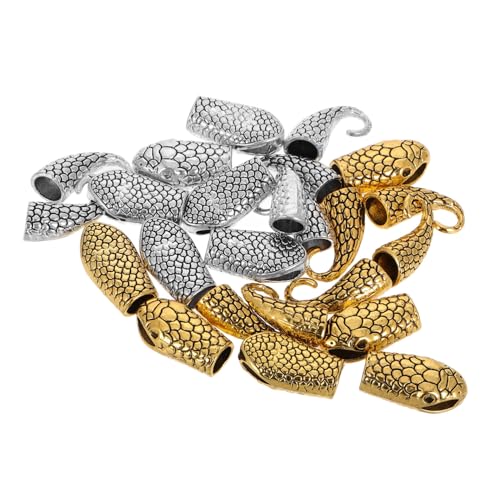 FIXOSHEE 12Sätze Vintage Schlangen Halskettenverschluss DIY Schmuckverschluss für Armbänder und Halsketten Einfache Montage Antikem FIXOSHEE 12Sätze Vintage Schlangen Halskettenverschluss DIY Schmuckverschluss für Armbänder und Halsketten Einfache Montage Antikem von FIXOSHEE