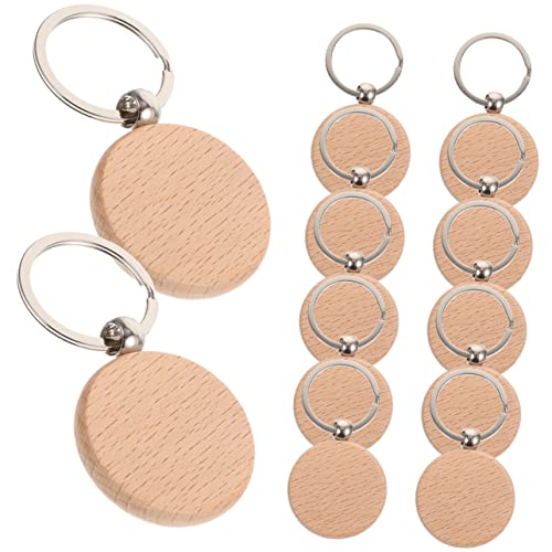 FIXOSHEE 12Stücke DIY Holz Schlüsselanhänger Rohlinge Handwerksvorräte für Gravur und Personalisierung Leicht und Tragbar für Schlüsselbund Tags FIXOSHEE 12Stücke DIY Holz Schlüsselanhänger Rohlinge Handwerksvorräte für Gravur und Personalisierung Leicht und Tragbar für Schlüsselbund Tags von FIXOSHEE