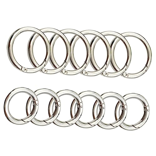 FIXOSHEE 12Stücke Runde Schlüsselbundclips O Ringe Langlebige Karabiner für Schlüsselanhänger DIY Projekte Camping Handtaschen und Mehr FIXOSHEE 12Stücke Runde Schlüsselbundclips O Ringe Langlebige Karabiner für Schlüsselanhänger DIY Projekte Camping Handtaschen und Mehr von FIXOSHEE