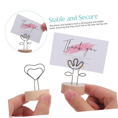 FIXOSHEE 13 Stück Teiliges Holz Memo Clips Platzkartenhalter Fotoclips für Hochzeitstisch Dekoration Stabile Halterung für Fotos Notizen Bankette Partys FIXOSHEE 13 Stück Teiliges Holz Memo Clips Platzkartenhalter Fotoclips für Hochzeitstisch Dekoration Stabile Halterung für Fotos Notizen Bankette Partys von FIXOSHEE