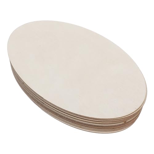 FIXOSHEE 15 Stück Teiliges Basswood Bastelset Unbemalte Ovale Holzscheiben für DIY Kunstprojekte Schulaktivitäten Natürliche Unbehandelte Holzplatten Fördern Kreativität und Feinmotorik FIXOSHEE 15 Stück Teiliges Basswood Bastelset Unbemalte Ovale Holzscheiben für DIY Kunstprojekte Schulaktivitäten Natürliche Unbehandelte Holzplatten Fördern Kreativität und Feinmotorik von FIXOSHEE