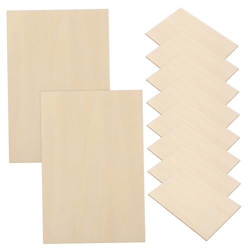 FIXOSHEE 15 Stück Teiliges Rechteckige Pappelholzplatten Blanke Holzscheiben für DIY Bastelprojekte Natürliche Holzbretter mit Gleichmäßiger Dicke und Glatten Kanten FIXOSHEE 15 Stück Teiliges Rechteckige Pappelholzplatten Blanke Holzscheiben für DIY Bastelprojekte Natürliche Holzbretter mit Gleichmäßiger Dicke und Glatten Kanten von FIXOSHEE