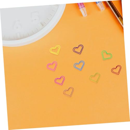 FIXOSHEE 150 Stück Bunte Herzförmige Büroklammern Dekorative Metallclips für Dokumentenorganisation Farbenfrohe Memohalter für Schule Büro und Persönliche Aktenverwaltung FIXOSHEE 150 Stück Bunte Herzförmige Büroklammern Dekorative Metallclips für Dokumentenorganisation Farbenfrohe Memohalter für Schule Büro und Persönliche Aktenverwaltung von FIXOSHEE