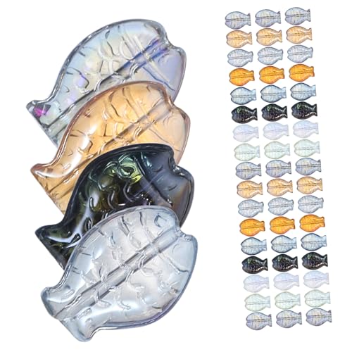 FIXOSHEE 150 Stück Bunte Kleine Fisch Glasperlen für DIY Schmuckherstellung Mittlere Lochgröße Leichte und Langlebige Perlen für Armbänder Halsketten Ohrringe und Anhänger Vielseitiges FIXOSHEE 150 Stück Bunte Kleine Fisch Glasperlen für DIY Schmuckherstellung Mittlere Lochgröße Leichte und Langlebige Perlen für Armbänder Halsketten Ohrringe und Anhänger Vielseitiges von FIXOSHEE