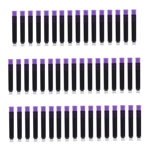 FIXOSHEE 150 Stück Füllfederhalter Tintenpatronen Ergonomisch Violett Tinte Nachfüllbar Für Schule Büro Praktisch FIXOSHEE 150 Stück Füllfederhalter Tintenpatronen Ergonomisch Violett Tinte Nachfüllbar Für Schule Büro Praktisch von FIXOSHEE