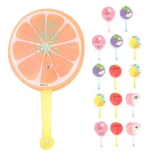 FIXOSHEE 15stücke Faltbare Cartoon Obst Fächer Kunststoff Handfächer Dekorative Fächer Für Party Favors Und Sommertage von FIXOSHEE