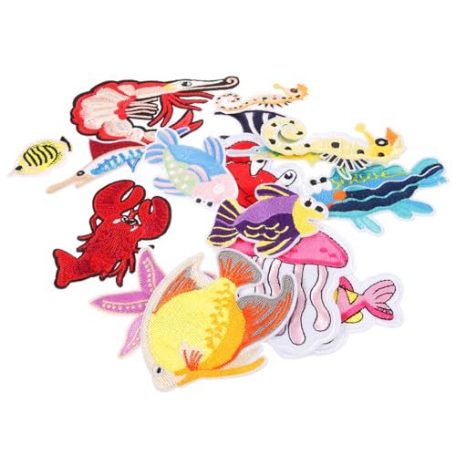 FIXOSHEE 16 Stück Teiliges Bestickte Bügelflicken Cartoon Applikationen Hochwertige DIY Stoffpatches zum Aufbügeln für Kleidung Jeans Taschen Personalisierte Reparatur und Dekoration FIXOSHEE 16 Stück Teiliges Bestickte Bügelflicken Cartoon Applikationen Hochwertige DIY Stoffpatches zum Aufbügeln für Kleidung Jeans Taschen Personalisierte Reparatur und Dekoration von FIXOSHEE