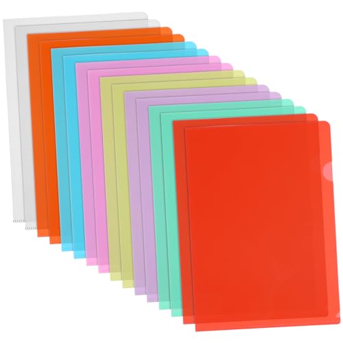 FIXOSHEE 16Stücke Transparente Dokumentenmappen Blattschutz für Büro und Zuhause Langlebig und Leicht von FIXOSHEE