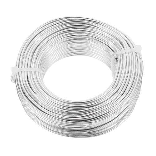 FIXOSHEE 1Rolle Aluminiumdraht Biegbarer Schmuckdraht für Handwerksprojekte und Stark für Schmuckherstellung Basteln Perlen und Skulpturen Silberne Ausführung FIXOSHEE 1Rolle Aluminiumdraht Biegbarer Schmuckdraht für Handwerksprojekte und Stark für Schmuckherstellung Basteln Perlen und Skulpturen Silberne Ausführung von FIXOSHEE