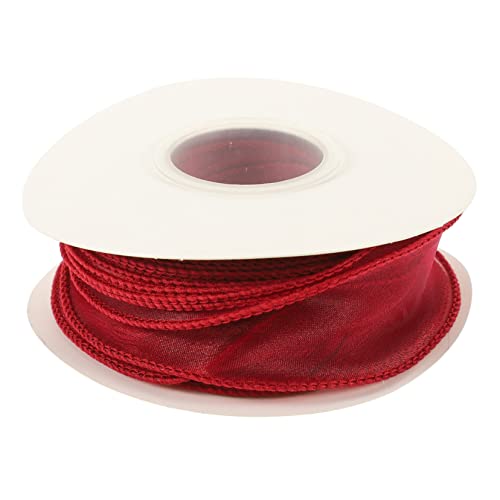 FIXOSHEE 1Rolle Breites DIY Geschenkband Fischschwanz Tüll Weinrot Bastelmaterial für Festliche Dekoration Blumenarrangements und Robust und Langlebig FIXOSHEE 1Rolle Breites DIY Geschenkband Fischschwanz Tüll Weinrot Bastelmaterial für Festliche Dekoration Blumenarrangements und Robust und Langlebig von FIXOSHEE