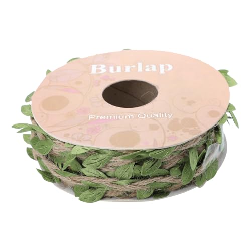 FIXOSHEE 1Rolle Dekoratives Hanfseil mit Blättern für DIY Projekte Vielseitig Einsetzbar für Kunsthandwerk Partys und Garten Dekoration Modischem Design mit Realistischen FIXOSHEE 1Rolle Dekoratives Hanfseil mit Blättern für DIY Projekte Vielseitig Einsetzbar für Kunsthandwerk Partys und Garten Dekoration Modischem Design mit Realistischen von FIXOSHEE