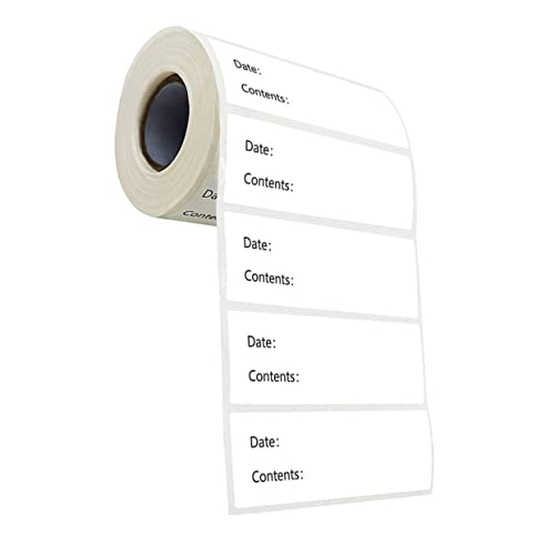 FIXOSHEE 1Rolle Markierte Etikettenrolle Klassifizierte Aufkleber für Lebensmittel Schule Handwerk Selbstklebend Praktisch Vielseitig Hochwertiges Material von FIXOSHEE