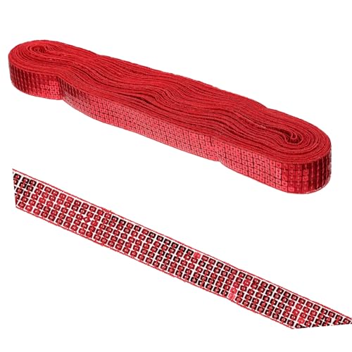 FIXOSHEE 1Rolle Pailletten Spitze Kleidung Zubehör Reihen Glitzerborte für Yards für Hochzeiten Bastelprojekte und Modegestaltungen FIXOSHEE 1Rolle Pailletten Spitze Kleidung Zubehör Reihen Glitzerborte für Yards für Hochzeiten Bastelprojekte und Modegestaltungen von FIXOSHEE