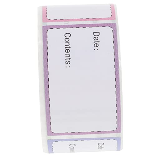 FIXOSHEE 1Rolle Roll Lebensmitteletiketten Ablösbare Kühlschranketiketten für Einfache Beschriftung von Lebensmitteln Gläsern Aufbewahrungsboxen für Gefrierfach FIXOSHEE 1Rolle Roll Lebensmitteletiketten Ablösbare Kühlschranketiketten für Einfache Beschriftung von Lebensmitteln Gläsern Aufbewahrungsboxen für Gefrierfach von FIXOSHEE
