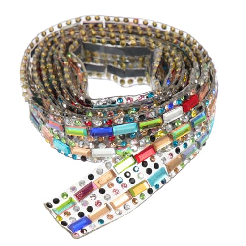 FIXOSHEE 1Rolle Strassband für Breites Selbstklebendes Dekorationsband Bunten Farben für DIY Handwerksprojekte Geschenkverpackungen und Textilien FIXOSHEE 1Rolle Strassband für Breites Selbstklebendes Dekorationsband Bunten Farben für DIY Handwerksprojekte Geschenkverpackungen und Textilien von FIXOSHEE
