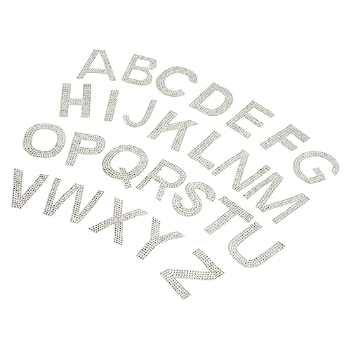FIXOSHEE 1Satz Aufbügeln Patches Alphabet Applikationen für DIY Kleidung und Taschen Stickpatches zur Personalisierung und Dekoration FIXOSHEE 1Satz Aufbügeln Patches Alphabet Applikationen für DIY Kleidung und Taschen Stickpatches zur Personalisierung und Dekoration von FIXOSHEE