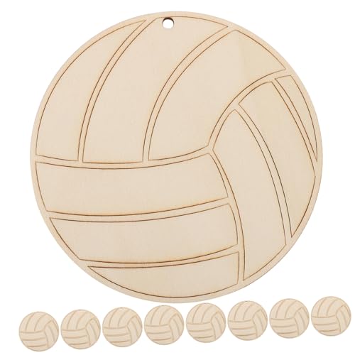 FIXOSHEE 1Satz DIY Volleyball Holzornamente Unvollendete Hölzerne Ausschnitte für Bastelprojekte Juteseilen für Volleyball Partys und Sportthemen Dekorationen FIXOSHEE 1Satz DIY Volleyball Holzornamente Unvollendete Hölzerne Ausschnitte für Bastelprojekte Juteseilen für Volleyball Partys und Sportthemen Dekorationen von FIXOSHEE
