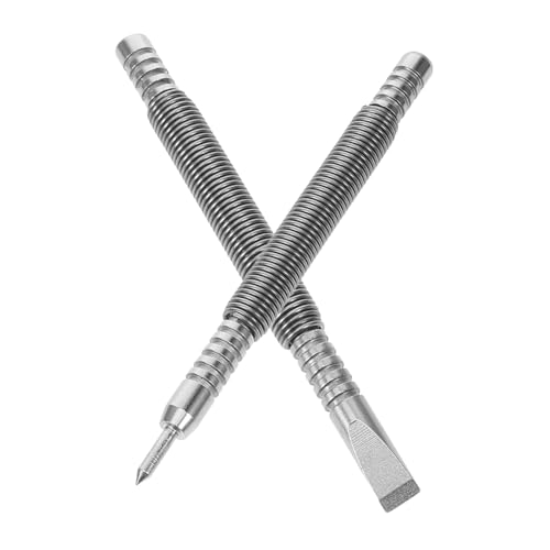 FIXOSHEE 1Satz Federnagelstanzer Set Multifunktionaler Hammerloser Stanzer Kohlenstoffstahl für Präzises Bohren und Markieren Holz Metall und Doppelkopfdesign FIXOSHEE 1Satz Federnagelstanzer Set Multifunktionaler Hammerloser Stanzer Kohlenstoffstahl für Präzises Bohren und Markieren Holz Metall und Doppelkopfdesign von FIXOSHEE