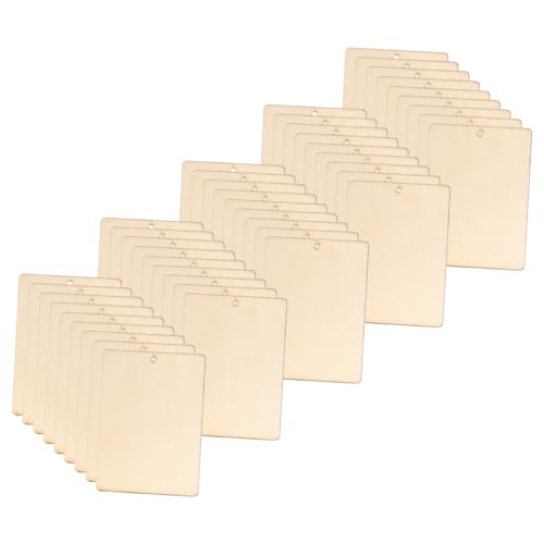 FIXOSHEE 1Satz Holzscheiben Rechteckige DIY Etiketten Unbehandeltem Holz mit Vielseitige Geschenkanhänger für Hochzeiten Dekoration und Handwerk FIXOSHEE 1Satz Holzscheiben Rechteckige DIY Etiketten Unbehandeltem Holz mit Vielseitige Geschenkanhänger für Hochzeiten Dekoration und Handwerk von FIXOSHEE