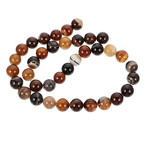 FIXOSHEE 1Satz Runde Perlen DIY Schmuckperlen Natürliche Agate Abstandshalter für Projekte für Armbänder und Handarbeiten FIXOSHEE 1Satz Runde Perlen DIY Schmuckperlen Natürliche Agate Abstandshalter für Projekte für Armbänder und Handarbeiten von FIXOSHEE