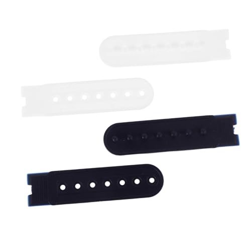 FIXOSHEE 2 Paare Verstellbarer Nylon Snapback Verschlussriemen mit Schnalle Elastischer Einreihiger Schnellverschluss für Baseballkappen Hut Reparatur und Ersatz Weiß von FIXOSHEE