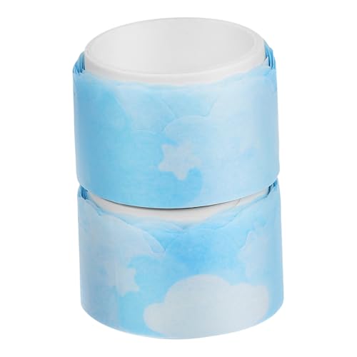 FIXOSHEE 2 Rollen Dünnes Washi Tape Blaues Wolkenmuster Stark Haftendes Dekoratives Klebeband für Scrapbook DIY Journal Bastelbedarf Leicht zu Verwenden und Vielseitig für Kreative FIXOSHEE 2 Rollen Dünnes Washi Tape Blaues Wolkenmuster Stark Haftendes Dekoratives Klebeband für Scrapbook DIY Journal Bastelbedarf Leicht zu Verwenden und Vielseitig für Kreative von FIXOSHEE