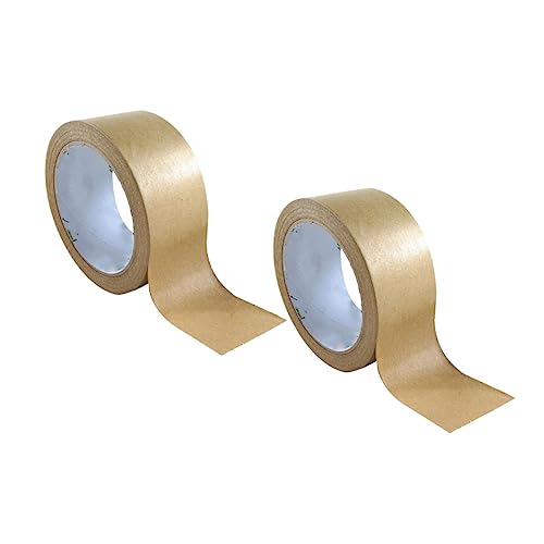 FIXOSHEE 2 Rollen Kraftpapier Klebeband Wasserfest Stark Haftend DIY Geschenkverpackung Dekoration Papierband für Basteln und Party FIXOSHEE 2 Rollen Kraftpapier Klebeband Wasserfest Stark Haftend DIY Geschenkverpackung Dekoration Papierband für Basteln und Party von FIXOSHEE