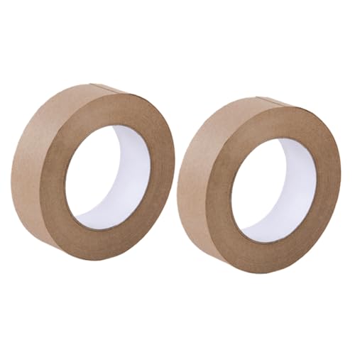 FIXOSHEE 2 Rollen Wasseraktiviertes Umweltfreundliches Kraftpapier Klebeband Breit Wasserbeständiges Verpackungs und Siegelband Reißfest Beschreibbar für Haushalt und DIY Pakete FIXOSHEE 2 Rollen Wasseraktiviertes Umweltfreundliches Kraftpapier Klebeband Breit Wasserbeständiges Verpackungs und Siegelband Reißfest Beschreibbar für Haushalt und DIY Pakete von FIXOSHEE