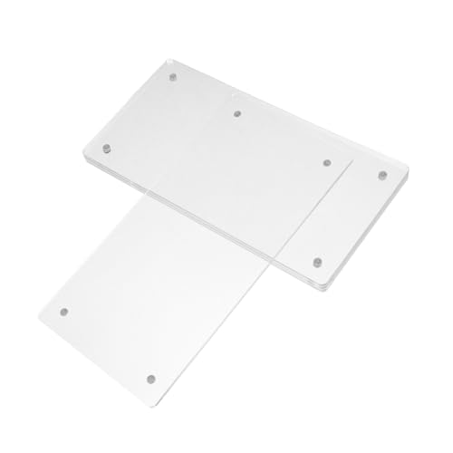 FIXOSHEE 2 Sätze Acryl Tischschild Transparent Magnetisch Doppelseitig Frameless Schilderhalter Für Preisetiketten Empfangstheke Restaurant Büro Desktop Display FIXOSHEE 2 Sätze Acryl Tischschild Transparent Magnetisch Doppelseitig Frameless Schilderhalter Für Preisetiketten Empfangstheke Restaurant Büro Desktop Display von FIXOSHEE