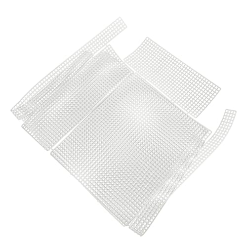 FIXOSHEE 2 Sätze DIY Kunststoff Flechtgitterplatten Zuschneidbare Kunststoff Mesh Sheets für Taschenherstellung Robustes Material für Strick und Häkelprojekte für Individuelle Handtaschen FIXOSHEE 2 Sätze DIY Kunststoff Flechtgitterplatten Zuschneidbare Kunststoff Mesh Sheets für Taschenherstellung Robustes Material für Strick und Häkelprojekte für Individuelle Handtaschen von FIXOSHEE