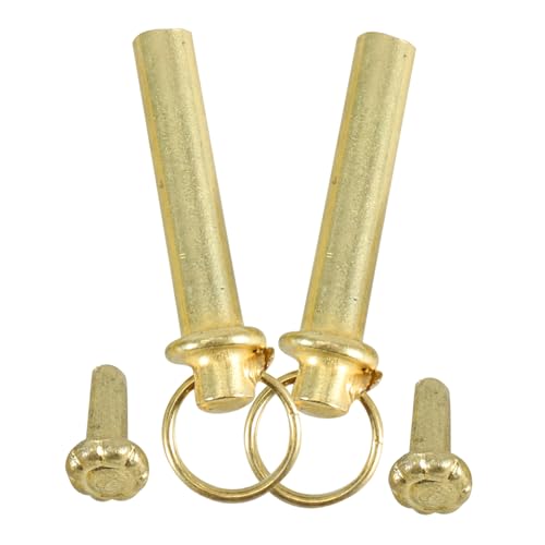 FIXOSHEE 2 Sätze Metallnieten für Faltfächer Goldene Handventilator Achsen Installieren Langlebige Reparaturteile für Faltventilatoren und Diy Fächer Zubehör von FIXOSHEE