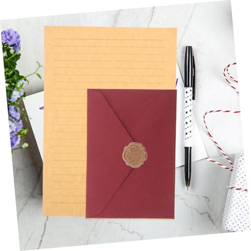 FIXOSHEE 2 Sätze Teiliges Briefumschlag mit Westlichem Dreiecksverschluss Luxuriöser Leinenstruktur Einladungskarten Umschläge für Hochzeit Stilvolle Papierumschläge Geschenkverpackung FIXOSHEE 2 Sätze Teiliges Briefumschlag mit Westlichem Dreiecksverschluss Luxuriöser Leinenstruktur Einladungskarten Umschläge für Hochzeit Stilvolle Papierumschläge Geschenkverpackung von FIXOSHEE